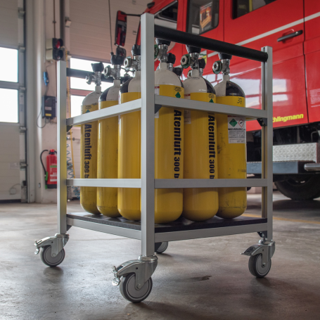 Flaschenwagen Indoor Flex12 - CFK